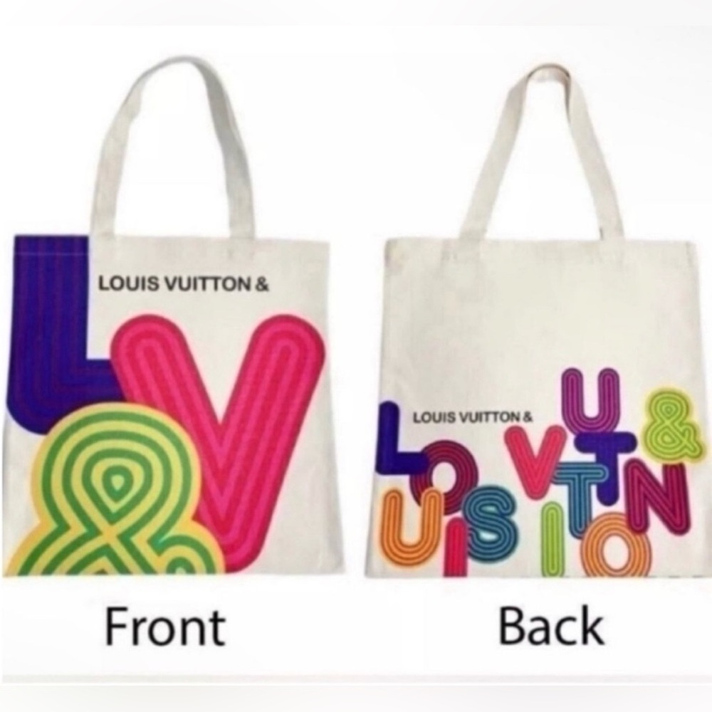 💕 NEW Louis Vuitton Novelty Canvas Eco Tote bag from the Shenzhen Exhibition